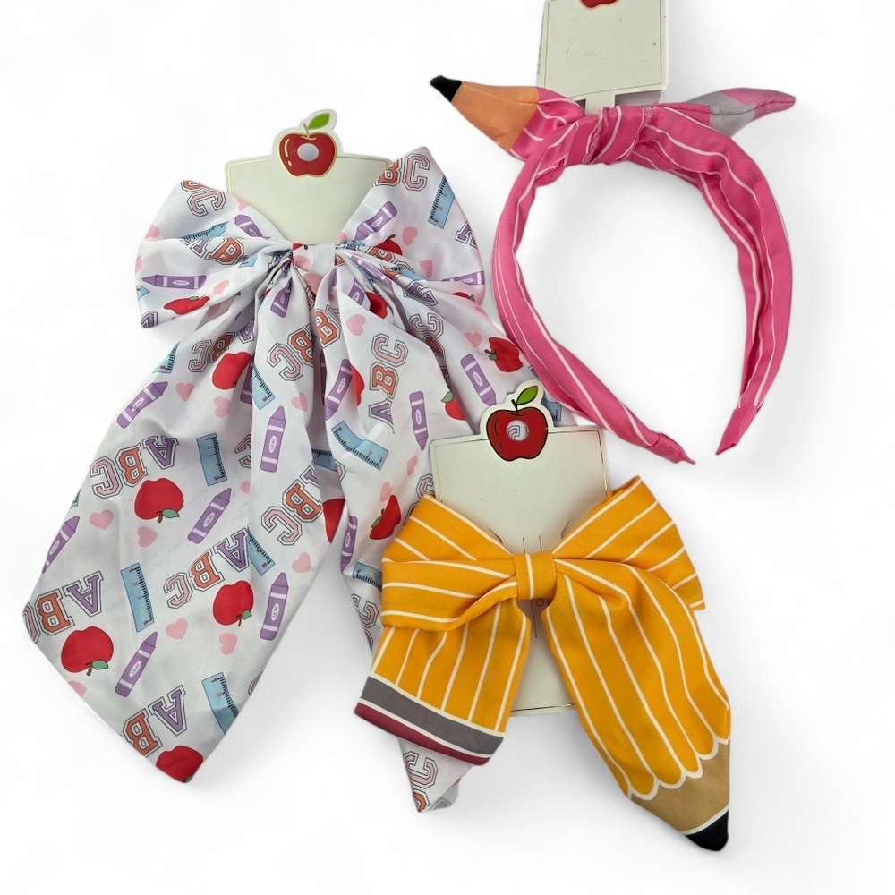 Target School Bows and Headband Pencil ABC